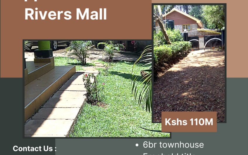 6BR Townhouse on a 1/2 Acre Opposite Two Rivers Mall