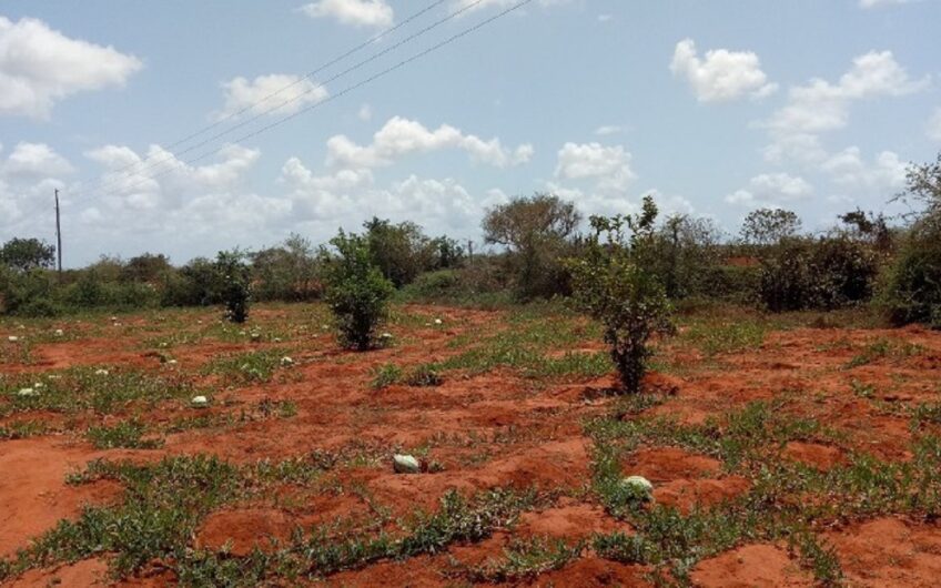 1 acre plots in Malindi